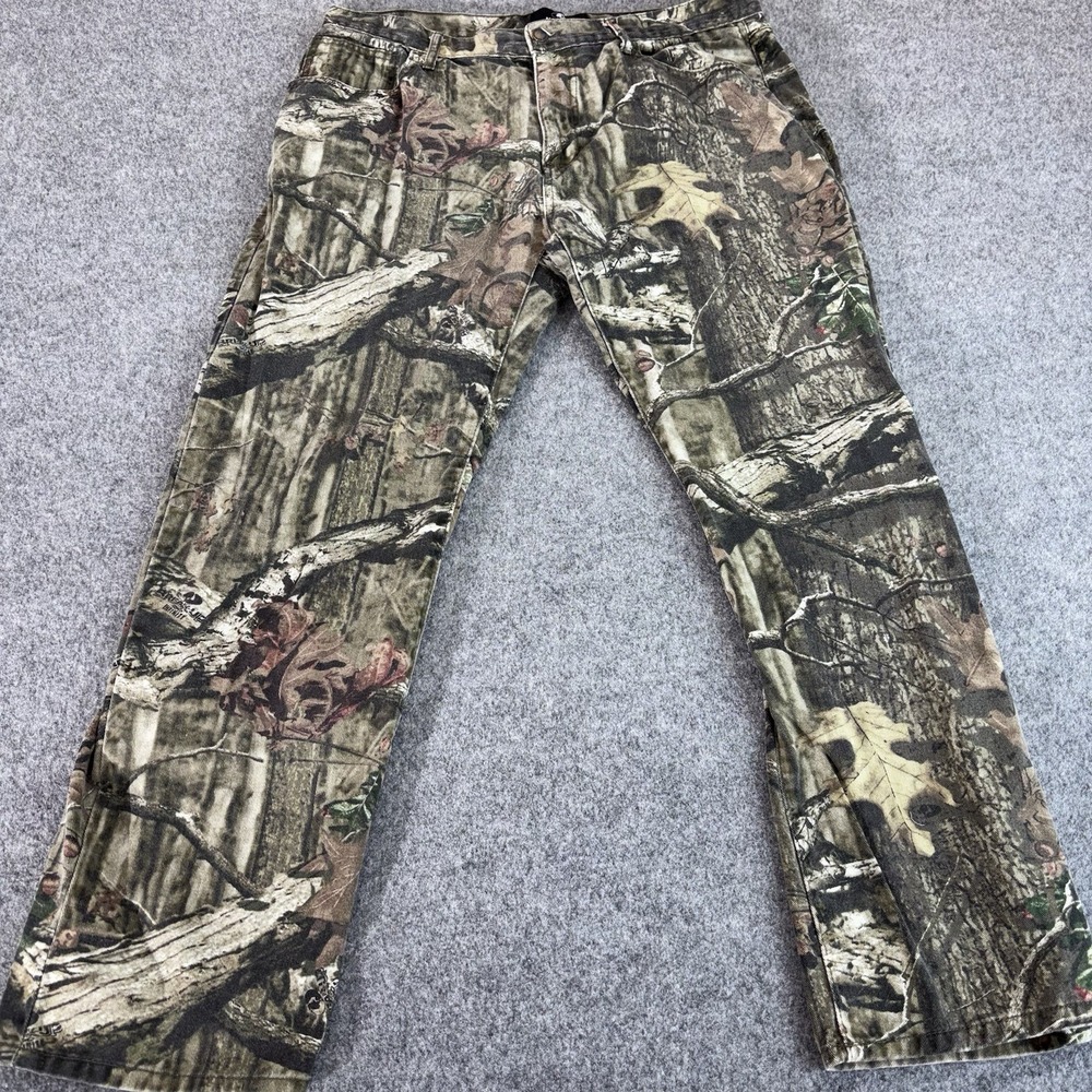 Mossy Oak Camo Pants Mens 38x32 (Fits 36x29) Break Up Infinity‎ Hunting Outdoor